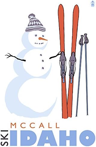 Фенер Прес МекКал, Ајдахо, снежен човек со скии