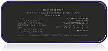 Batpower Prof 15AH/7,8AH Батерија за риболов за риболов за Даива Танаком Seaborg Leobritz Shimano Electric