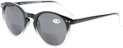 Очен пипер Заштедете 10% на 1 Пакет Бифокални Очила За Сонце Читачи Со Пролетни Шарки Црни И 1 Пакет Мали Овални