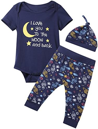 Машко момче простор тема облека новороденче, те сакам на месечина и грб бебе туш за новороденчиња, облеки
