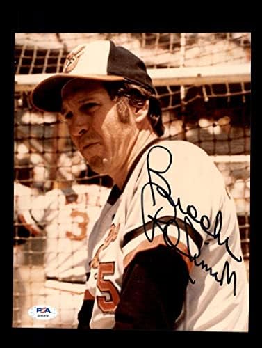 Брукс Робинсон ПСА ДНК Коа потпиша 8x10 orioles Фото -автограм - автограмирани фотографии од MLB