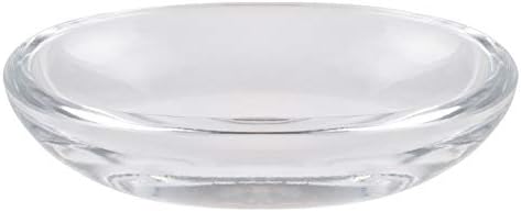 Стаклен сапун за сапун Барски - држач за шипки - фиока - - овална - должина од 5,75 - многу густо стакло