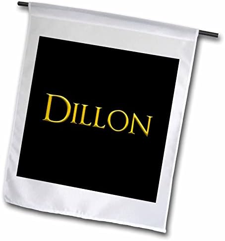 3drose Dillon заедничко име бебе момче Во Америка. Жолта на црн талисман-Знамиња