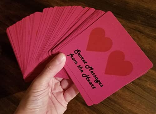 Тајни пораки од срце: Оракл палуба со пораки од 72 картички, црно