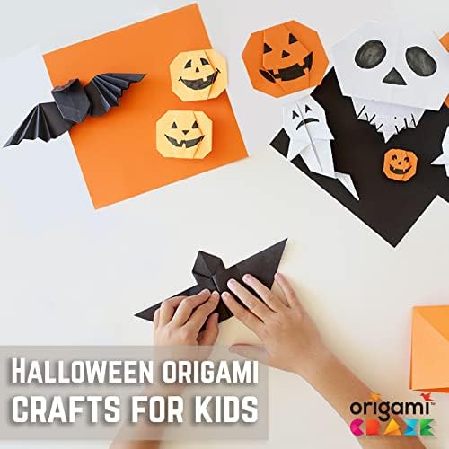 Хартија за оригами 200 листови - обоена хартија за уметност и занаетчиство - 2 -инчни плоштад листови Оригами
