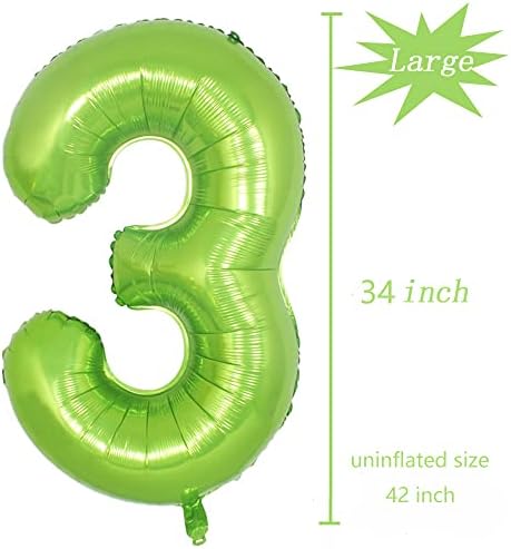 ФИНГКРО Зелена Фолија Балони Број 3, 42 инчи