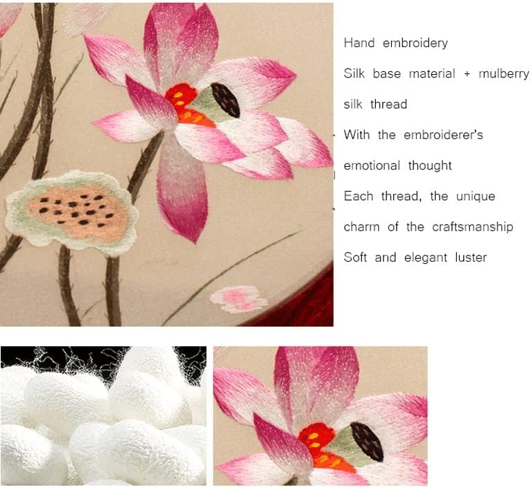 Јалиј го завршил статиите за мебел за везови во Суджоу, двострани птици и цвеќиња од вез